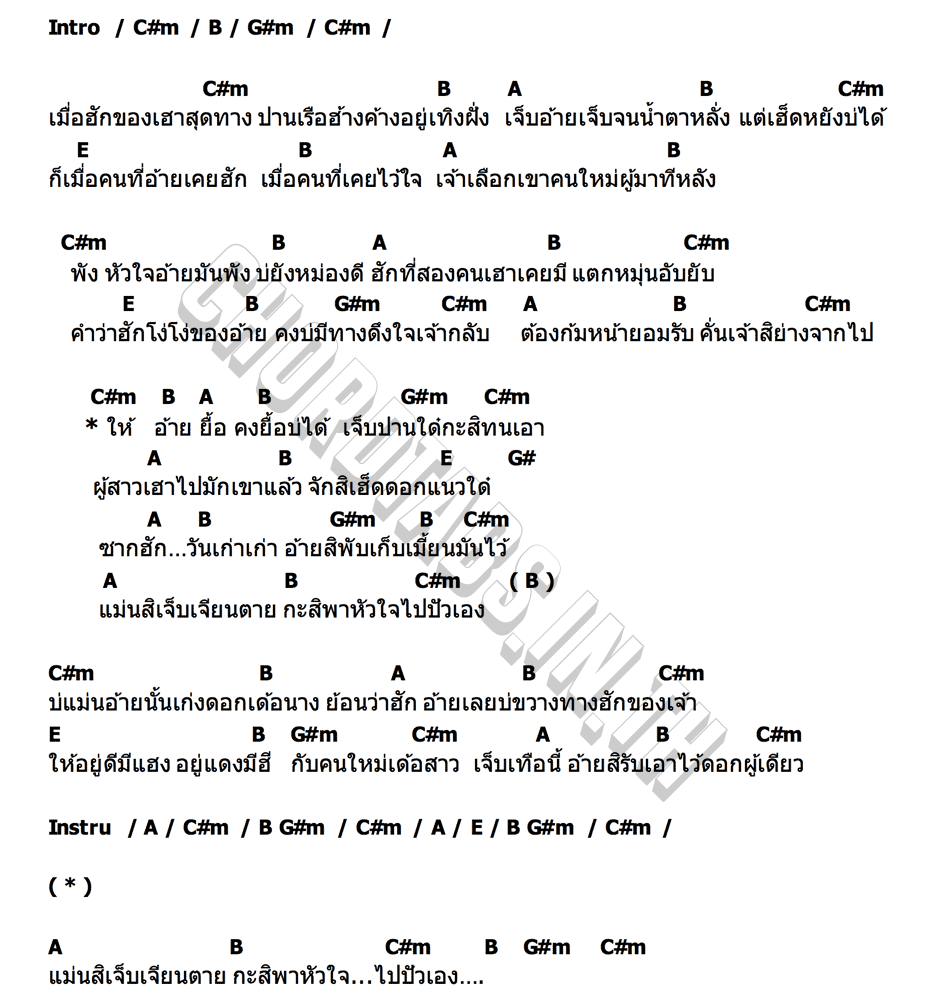 คอร์ด ผู้สาวเฮามักเขาแล้ว บอล ธนากร