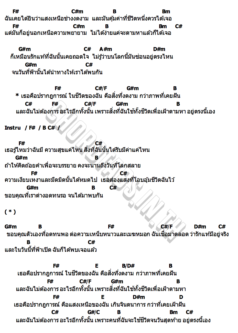 คอร์ด AURORA DAN WORRAWECH