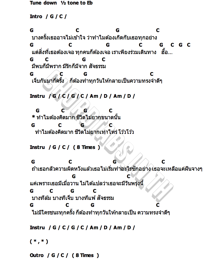 คอร์ด สัจจธรรม อิงกฤต(Ingrid witzany)