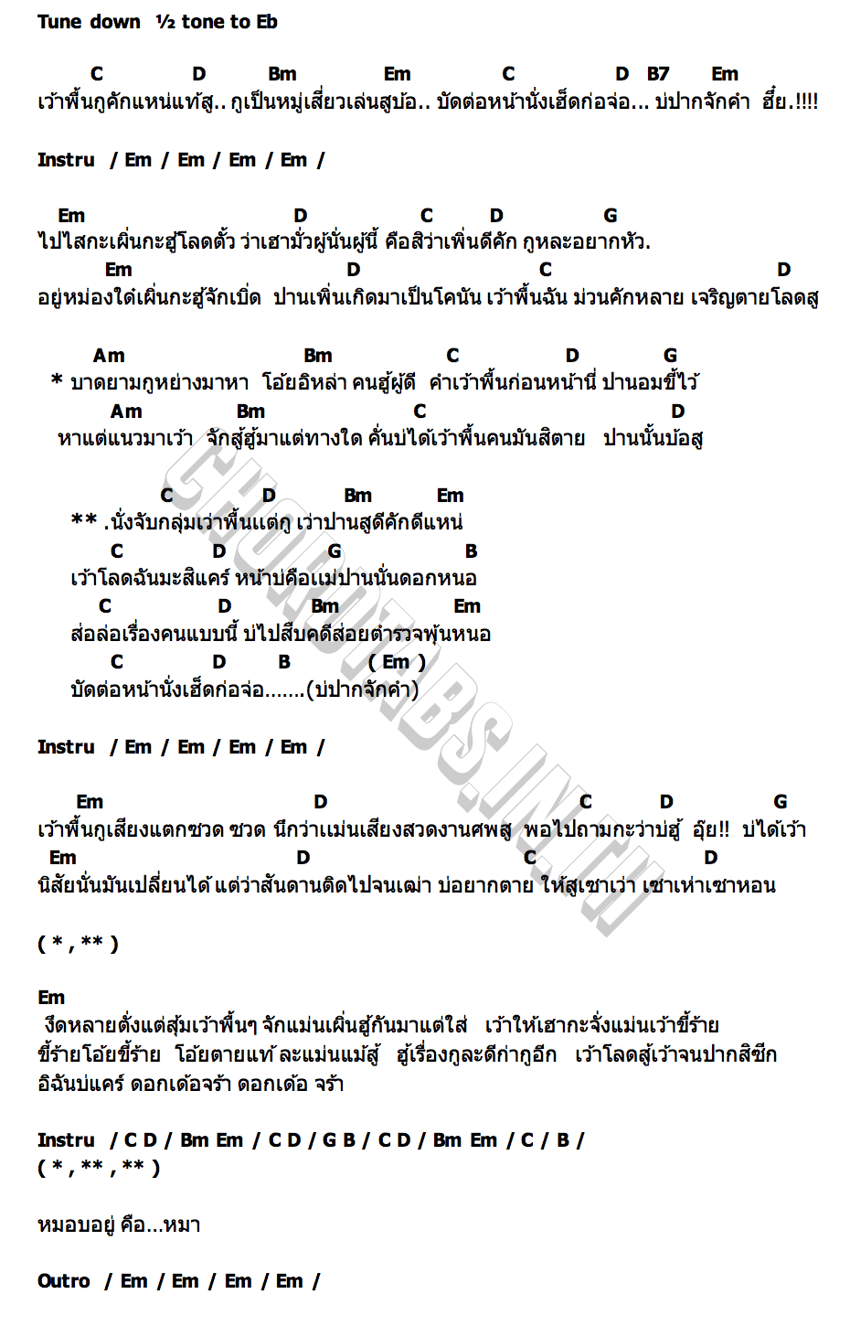 คอร์ด โคนันบ้านกู สายแนน โพธิ์งาม