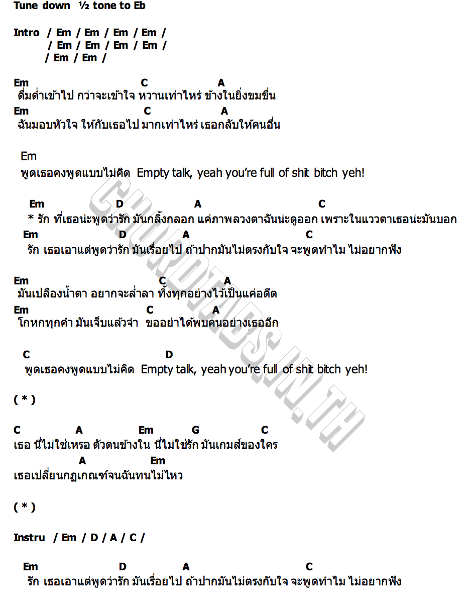 คอร์ด กลิ้งกลอก LITTLE JOHN