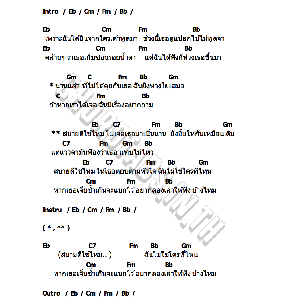 คอร์ด เล่าให้ฟังได้นะ Ink Waruntorn