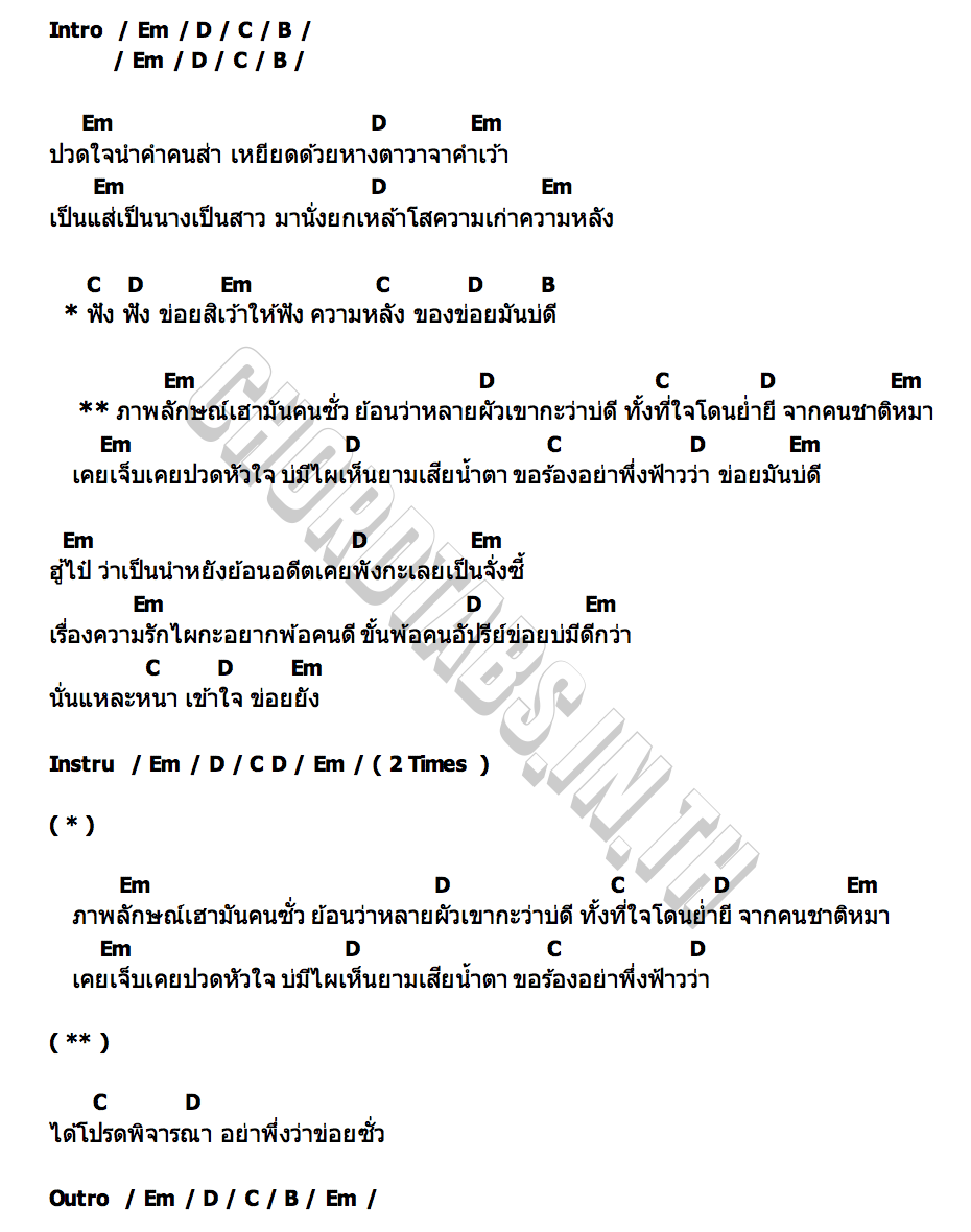คอร์ด อีบ่ดี ยุ่งยิ่ง กนกนันทน์ X กิ๊ก รุ่งนภา