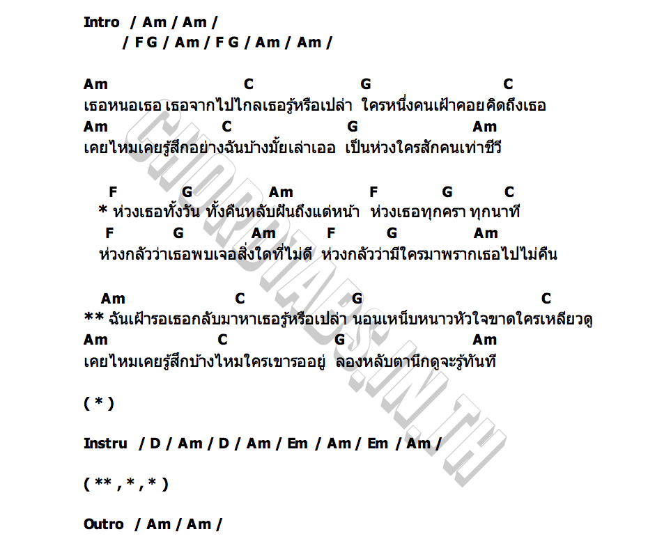 คอร์ด ห่วง กุ้ง สุธิราช วงศ์เทวัญ