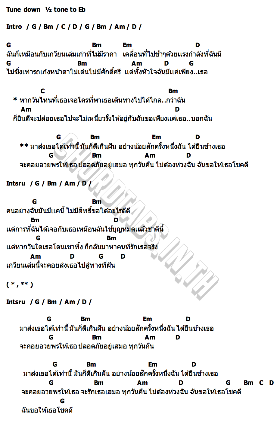 คอร์ด เกวียน MY EYES (มายอายส์)