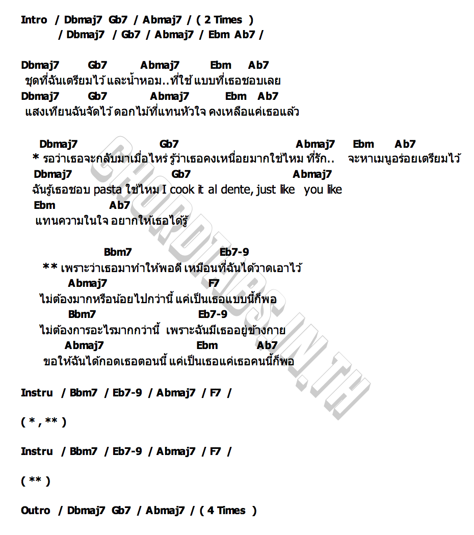 คอร์ด al dente di age