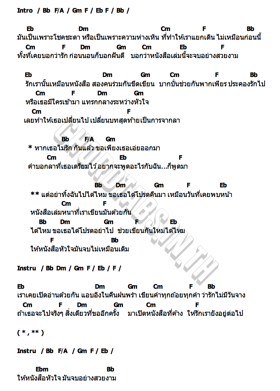คอร์ด หนังสือที่ไม่มีตอนจบ ฟอร์ม ชลพิพรรธน์