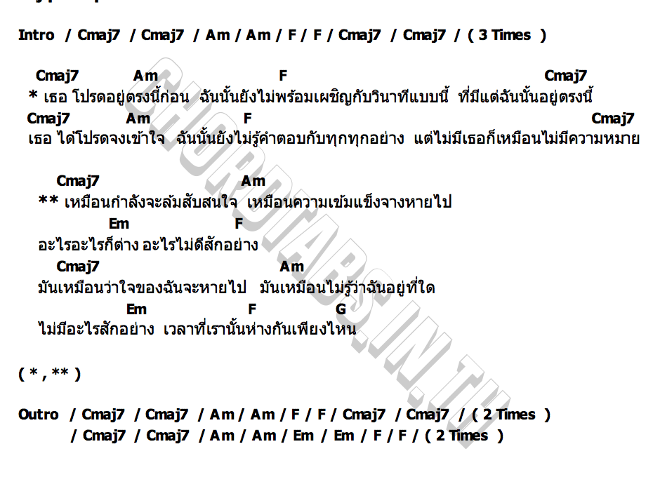 คอร์ด please sujipuli