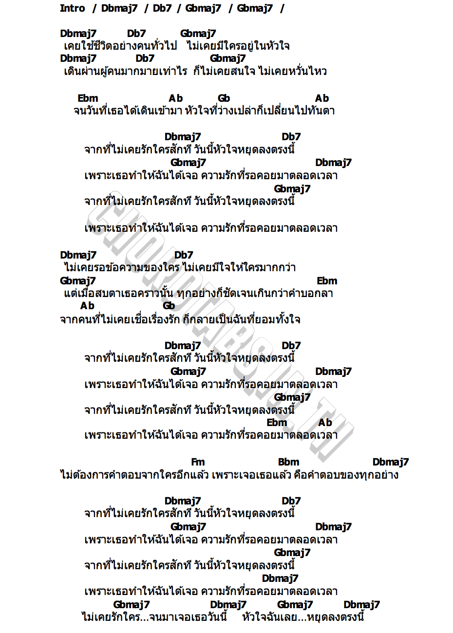 คอร์ด หยุดลงที่ตรงนี้ The Graphy