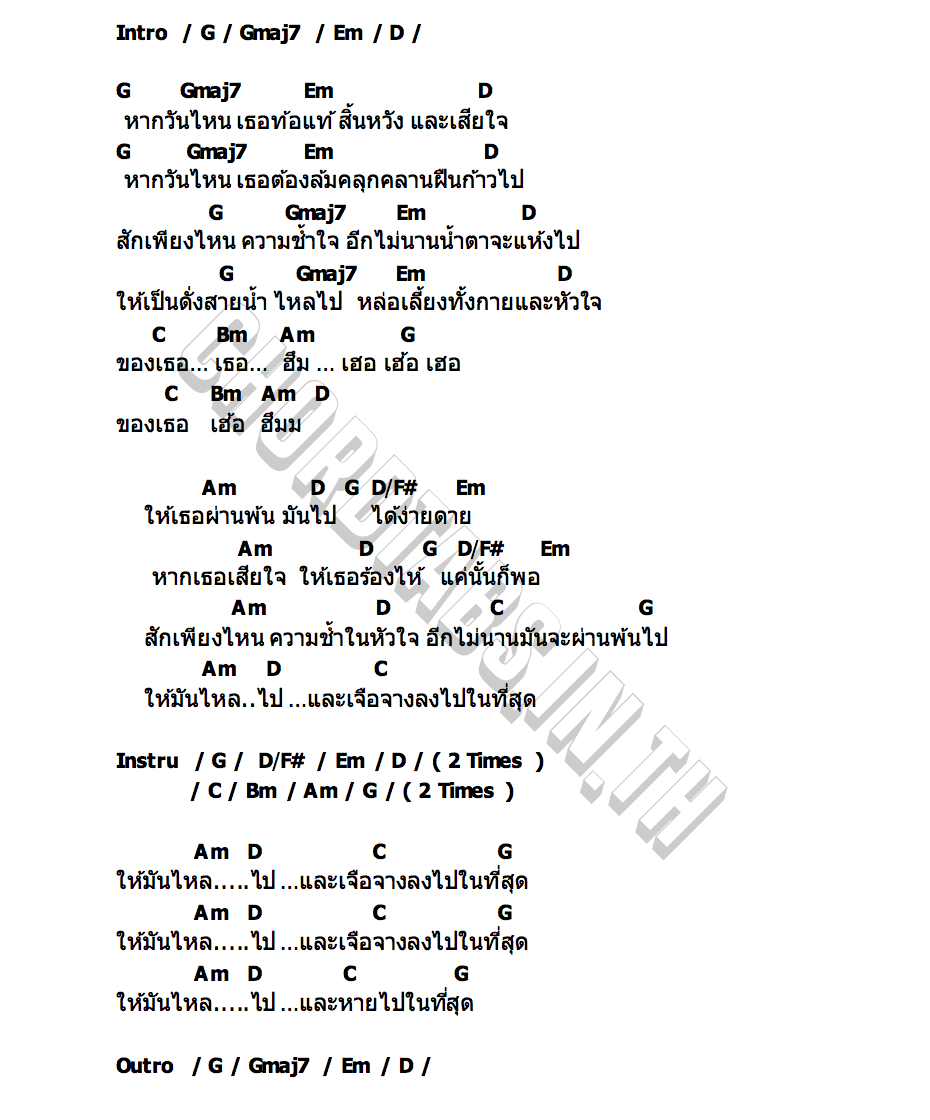 คอร์ด หายไปในที่สุด WARIN วรินทร์