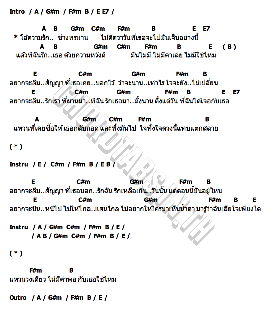 คอร์ด แหวน The Mousses