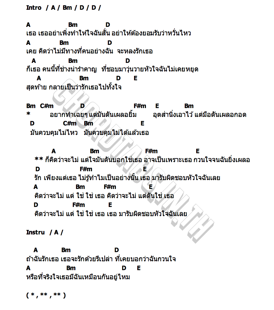 คอร์ด คิดว่าไม่ แต่ดันใช่ Sea  Keen