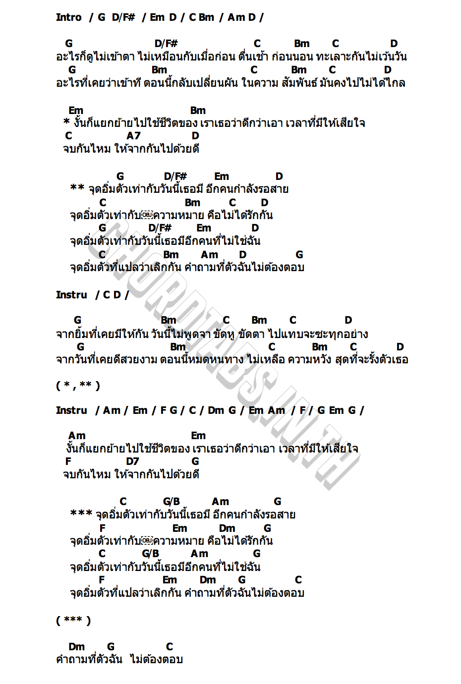คอร์ด จุดอิ่มตัว กล้วย แสตมป์