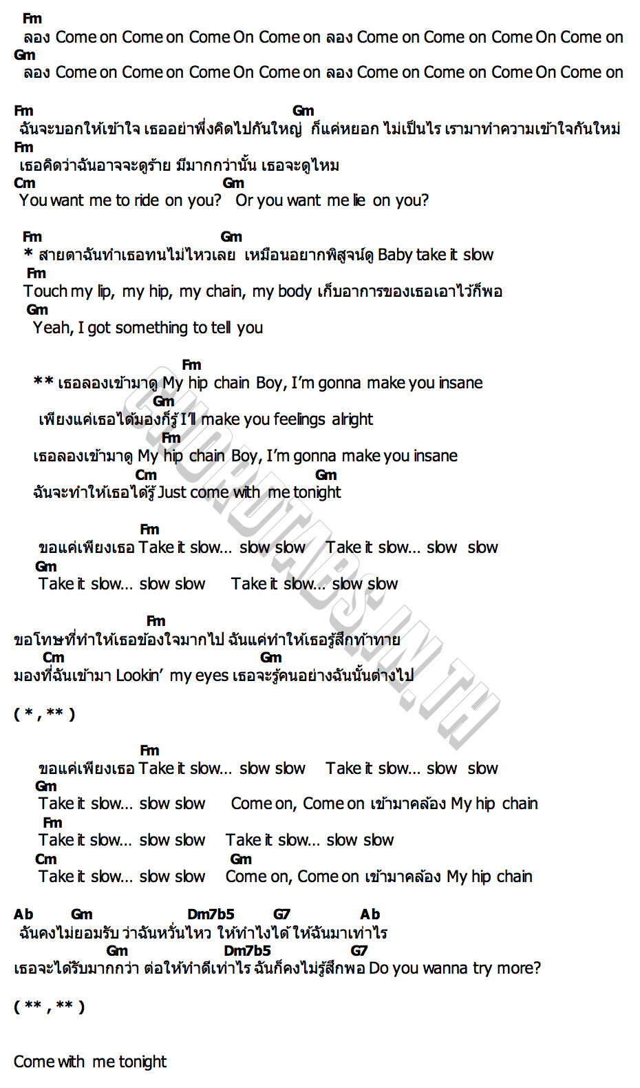 คอร์ด Hip Chain SYR3N