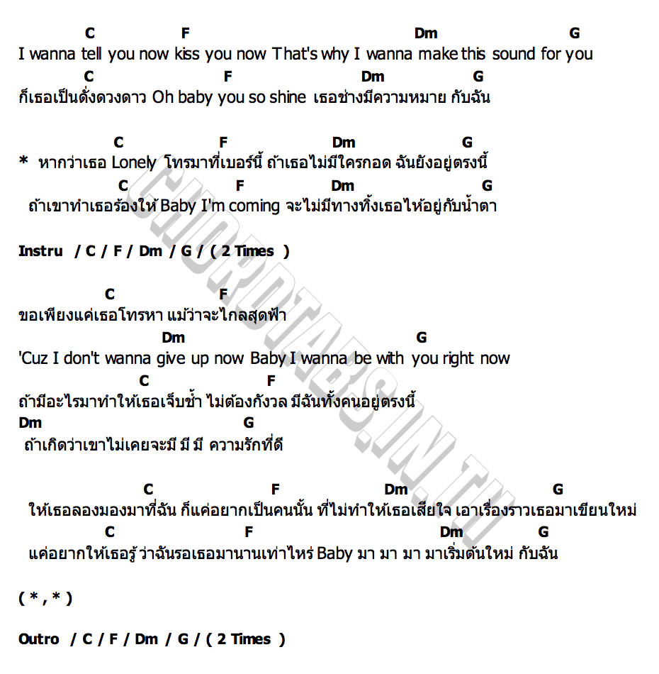 คอร์ด โทรมาที่เบอร์นี้ (Phone Number) BLVCKHEART