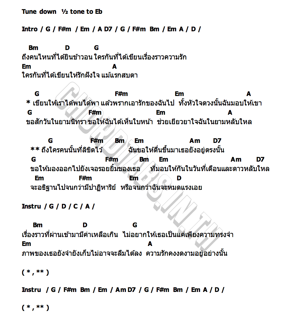คอร์ด อธิษฐาน Wila