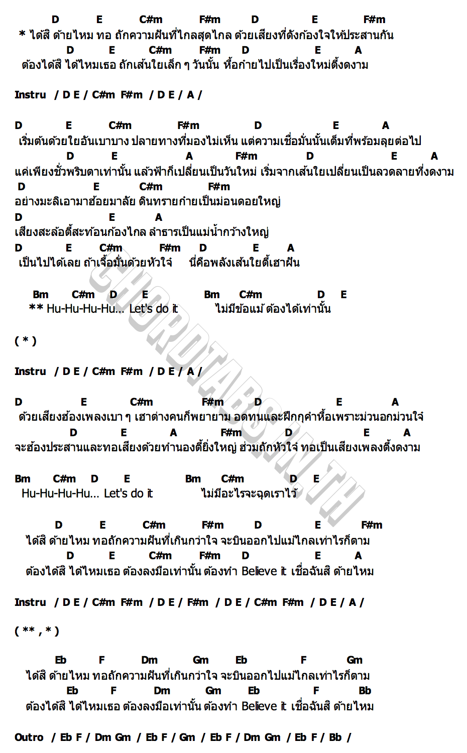 คอร์ด ได้(ด้าย)ไหม CGM48