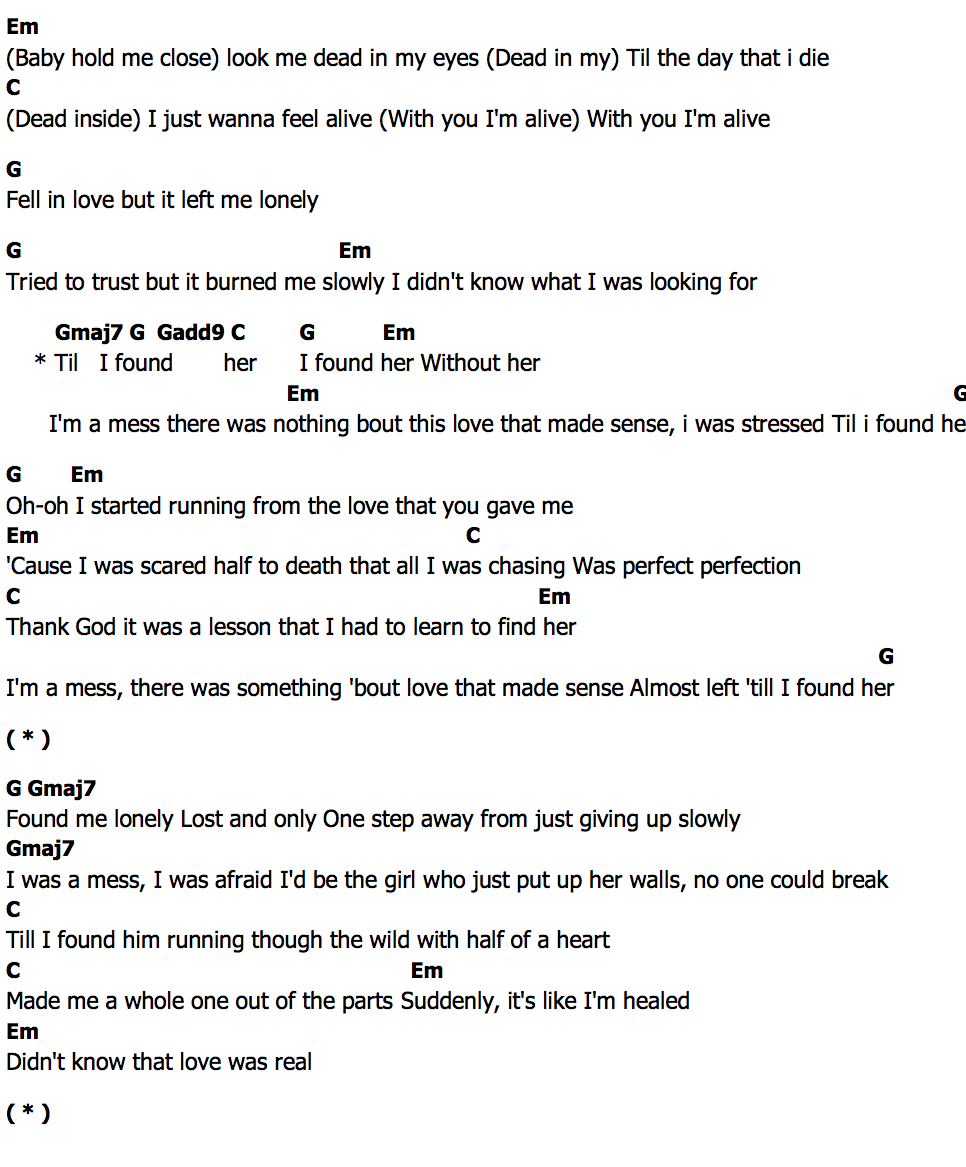 คอร์ด Her Trio JVKE feat. Annika Wells feat. Kaden Hawke