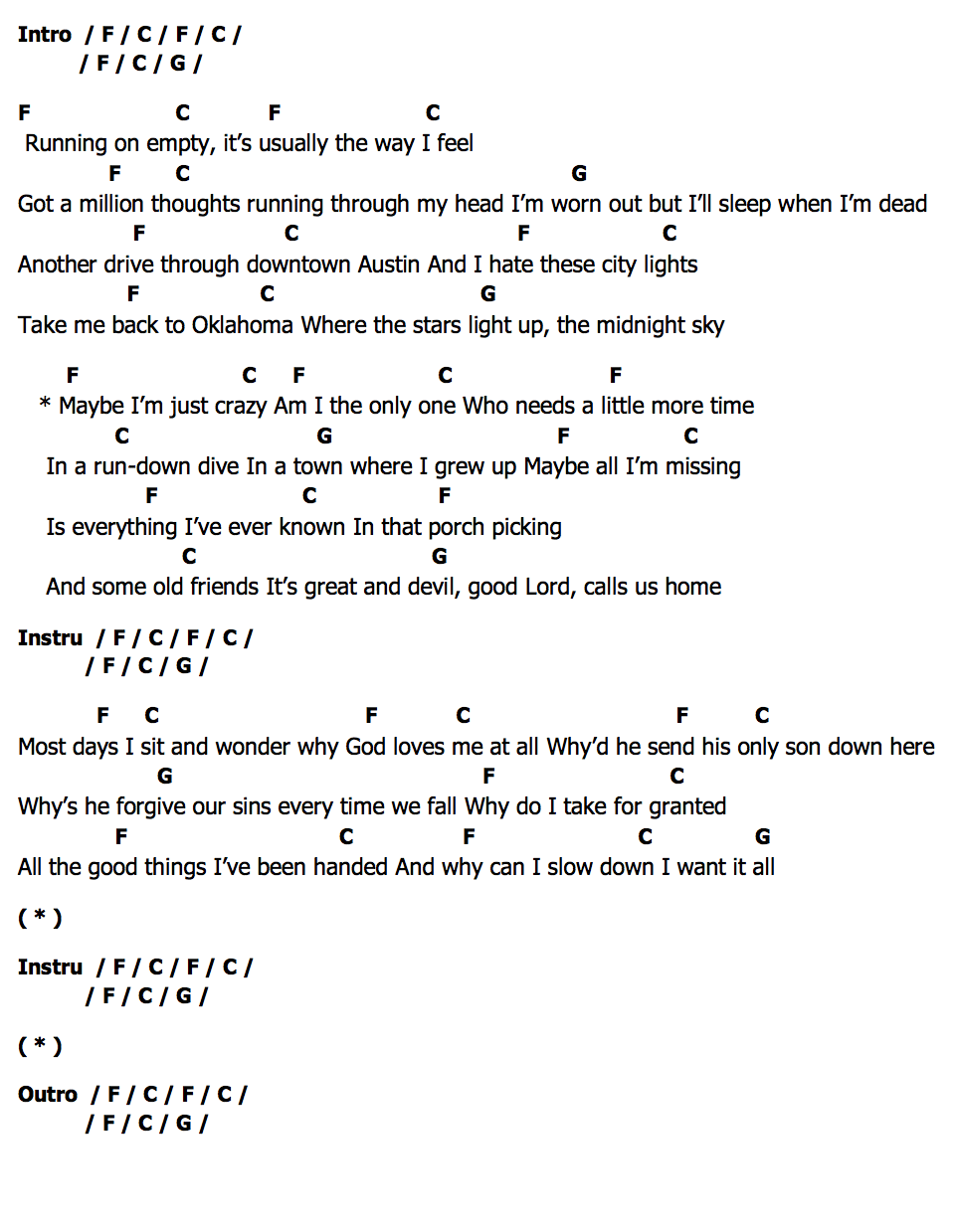 คอร์ด Home Josh Meloy