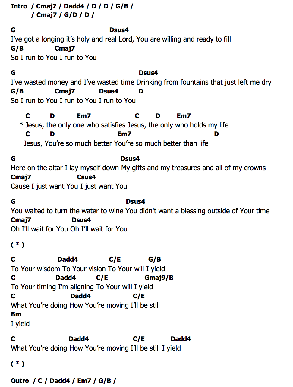 คอร์ด So Much Better I Yield Legacy Nashville & Gracie Binion