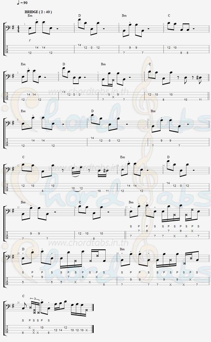 แทป Can't_Stop Red Hot Chili Peppers