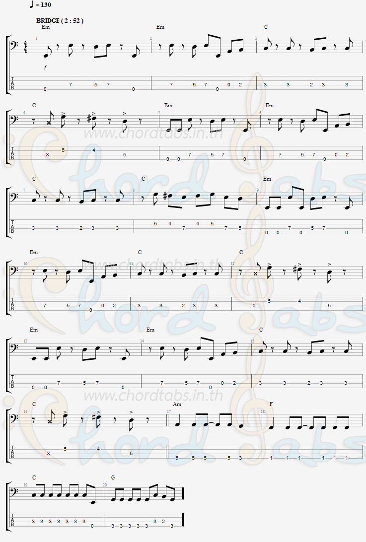 แทป Otherside Red Hot Chili Peppers