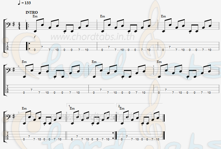 แทป Livin_On_A_Prayer BON JOVI