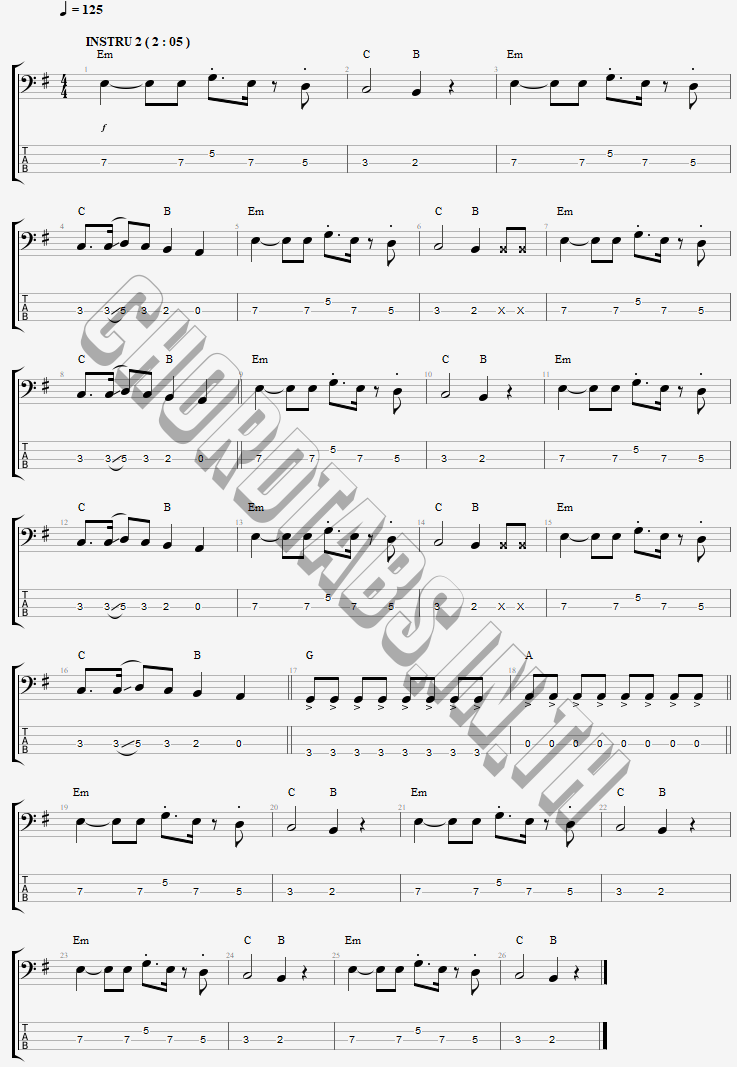 แทป Seven_Nation_Army The White Stripes