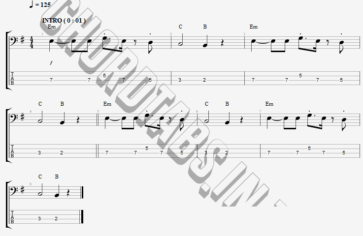 แทป Seven_Nation_Army The White Stripes