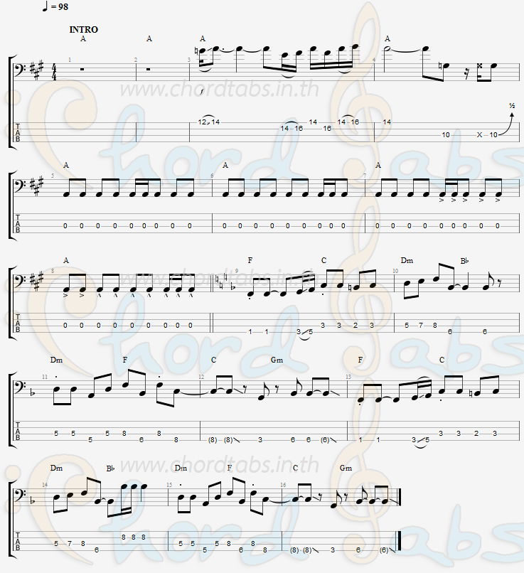 แทป Soul_To_Squeeze Red Hot Chili Peppers