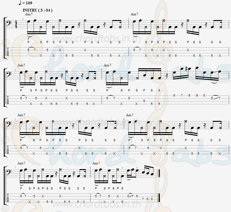 แทป Tell_Me_Baby Red Hot Chili Peppers