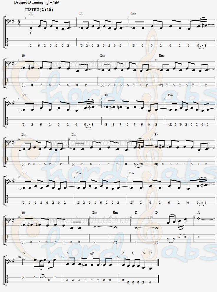แทป Doing_Time Avenged Sevenfold
