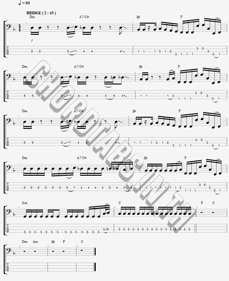 แทป Dear God Avenged Sevenfold