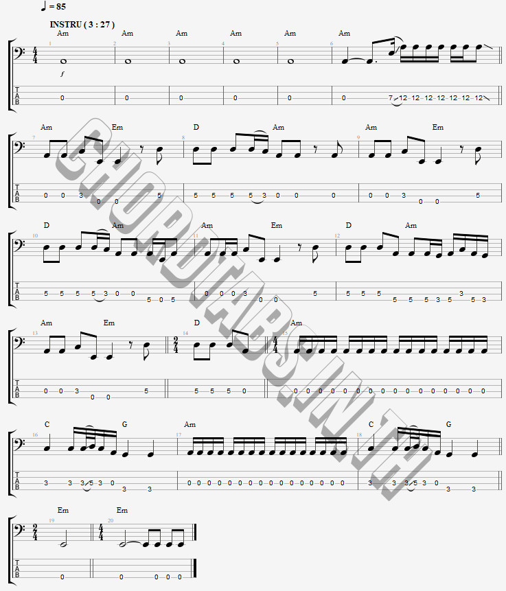 แทป The Unforgiven Metallica