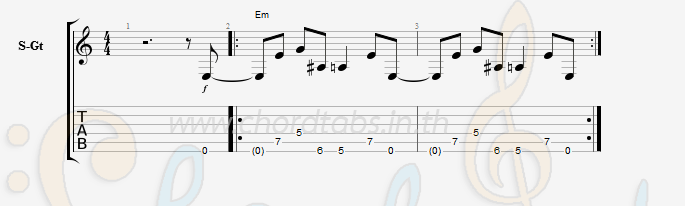 แทป Enter Sandman METALLICA