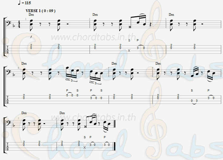 แทป Hump de Bump Red Hot Chili Peppers
