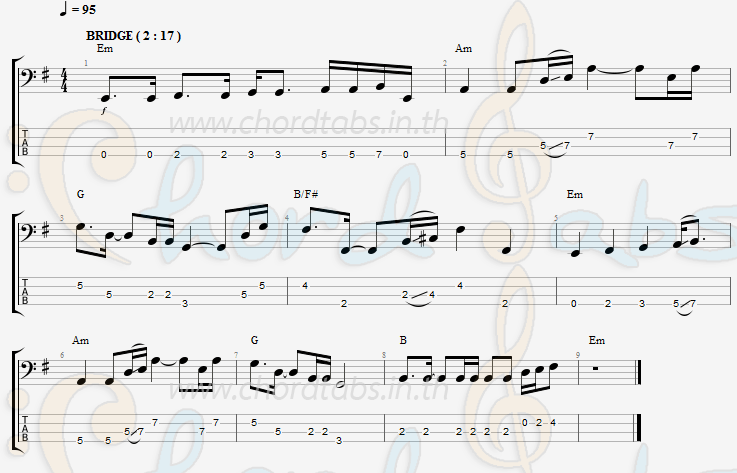แทป Bring Me To Life Evanescence