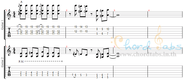 แทป 1 2 3 4 5 I love you The Bottom Blues